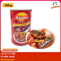 Cá Mòi Sốt Cà Hiệu ASAHI (Hộp 155g)茄汁沙丁魚罐